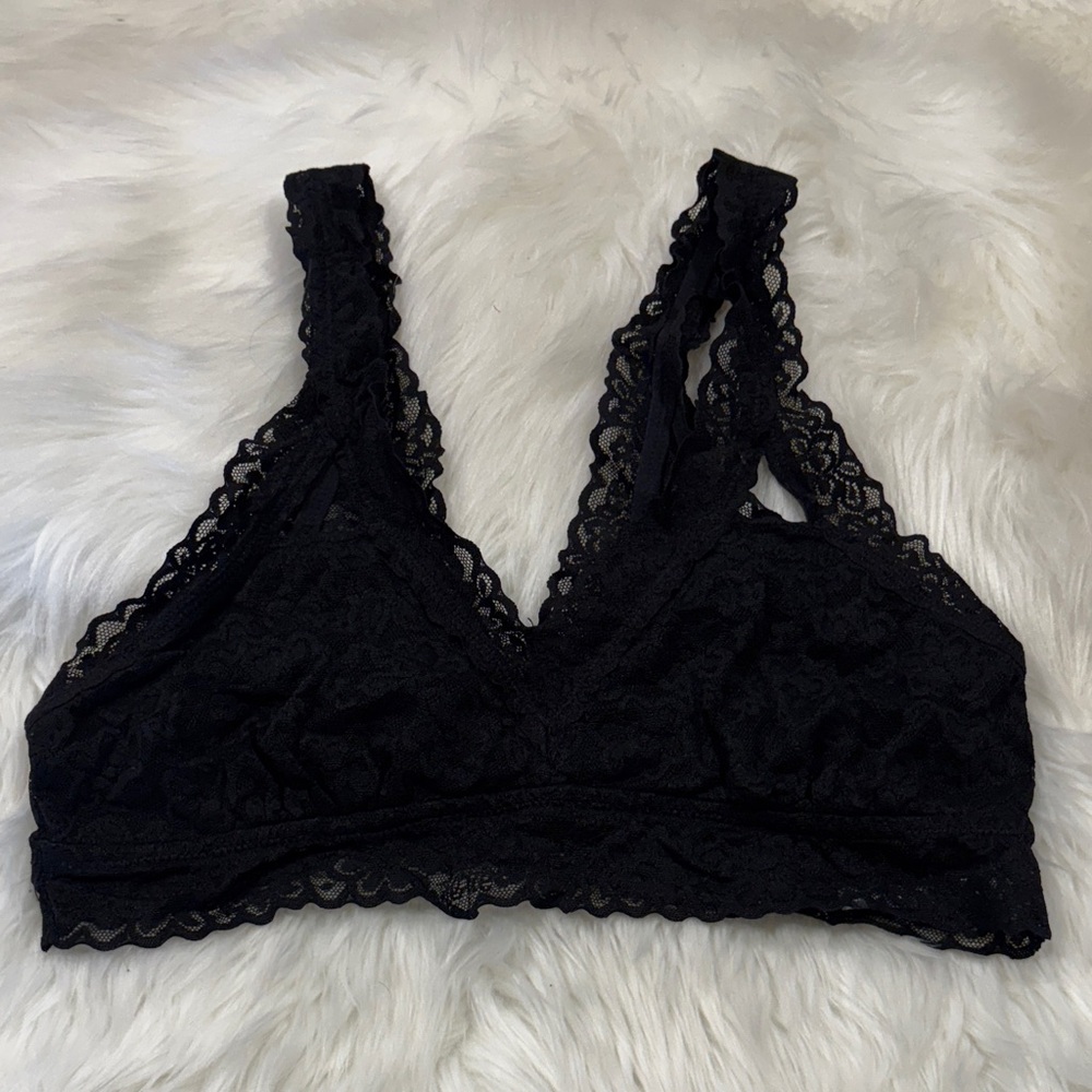 Elegant Black Lace Bralette